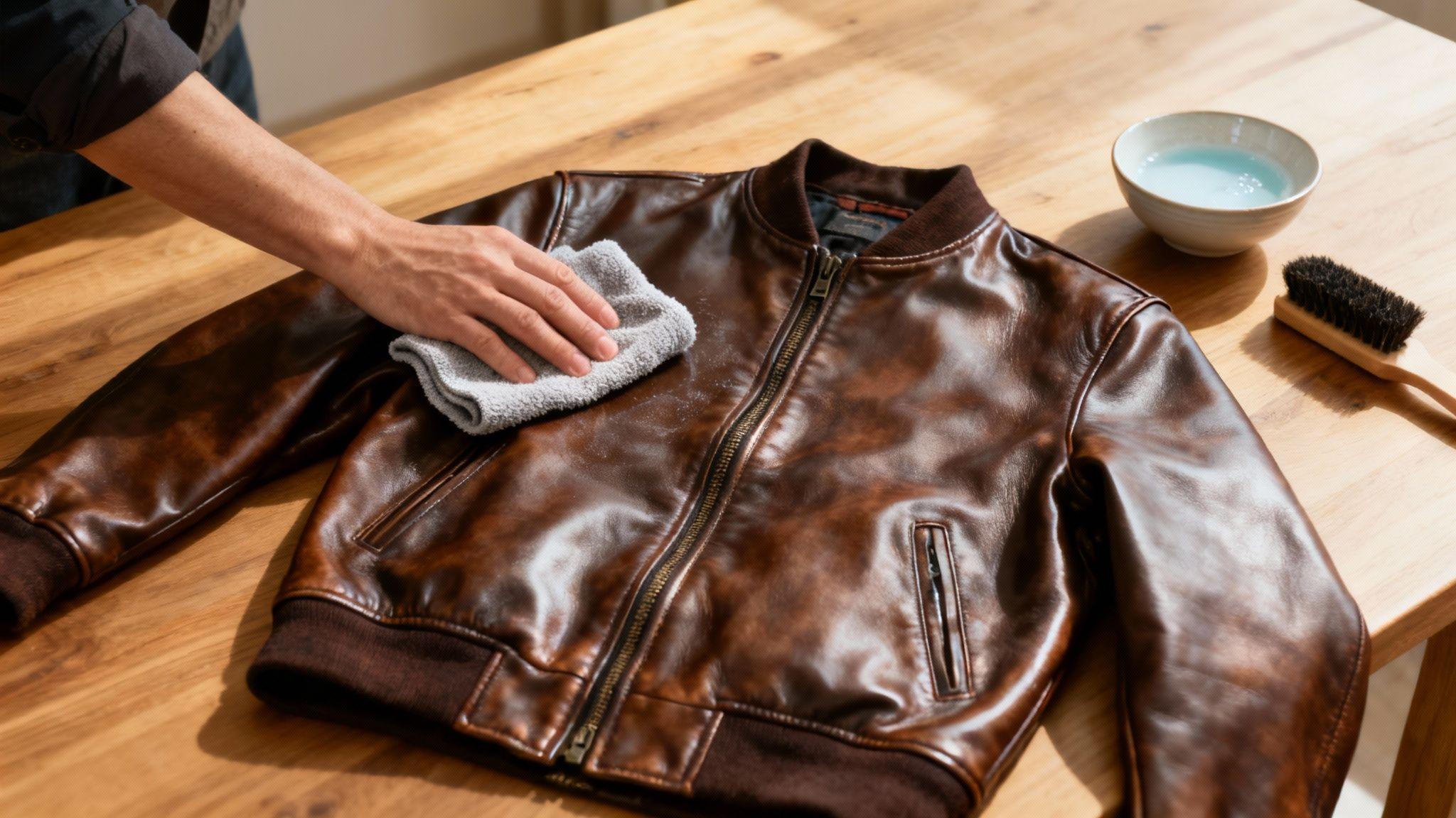 How to Clean and Care for a Leather Jacket
